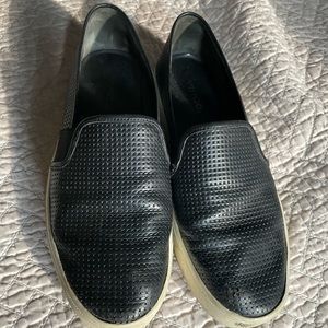 Vince black loafers